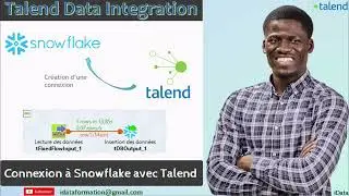 Connexon à Snowflake avec Talend –Talend Data Integration #54