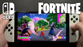 Fortnite on Nintendo Switch OLED 