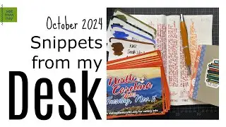 Snippets from My Desk: Clutter in My Head, Clutter on My Desk. Nibtober.