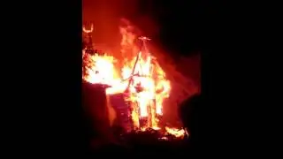 Пожар в СНТ "Пламя-1". Видео: Юрий Бабин