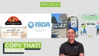 (Español) ¡¡VIAJE!! ¡Certificado ISO ACDI Energy, ECS, ISDA y PaperCut! | Copy That! - Jan '24