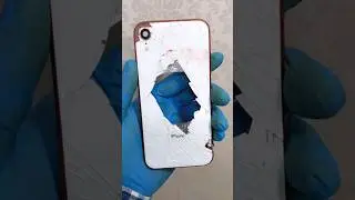 iPhone XR Convert to iPhone 15 Pro Titanium Grey #iphonexrto15pro #diyhousingiphoneconvertxrto15pro