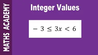 How to List Integer Values for Inequalities