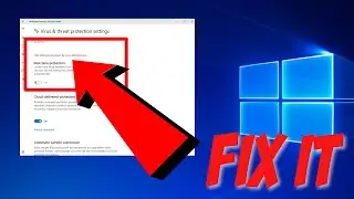 How To FIX Window Defender Setting is Managed BY Your Administrator.