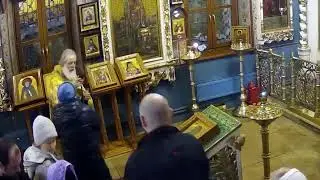Молебен с акафистом Свт. Луке Крымскому. Храм Успения в Путинках. 27.10.2023 г.