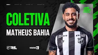 Santos x Ceará | COLETIVA pré-jogo Matheus Bahia