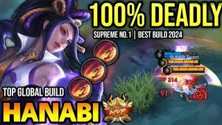 Hanabi Best Build And Emblem 2024 Original Server -Build Top 1 Global Hanabi ~Mobile Legends(MLBB)