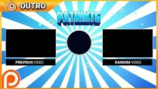 Blender Outro Template | PatrikTheGamer | 60FPS