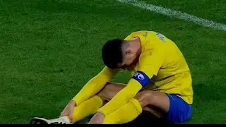بكاء رونالدو خلال تسجيل ركلة الجزاء 🔥🚨