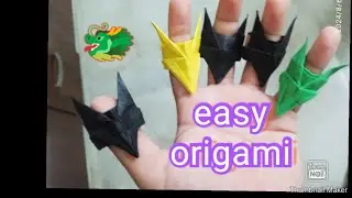 #origami #dragon #ring #diy #papercraft