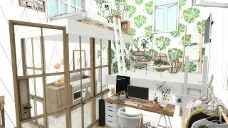 THREE STORY LOFT | The Sims 4 | CC Speed Build + CC Links