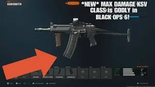 *NEW* MAX DAMAGE KSV CLASS is GODLY in BLACK OPS 6! (Best KSV Class Setup)