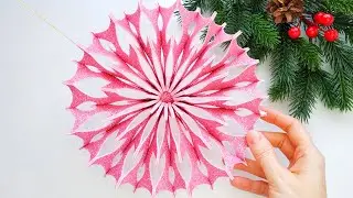 Christmas Decorations 🎄 DIY Foam Snowflake 🎄 Christmas craft idea