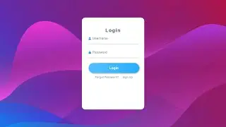 Responsive Animated Login Form using HTML and CSS only | Sign in Form Design