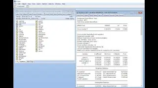 Panel fixed effects model vs random effects model testing in Eviews - part 1