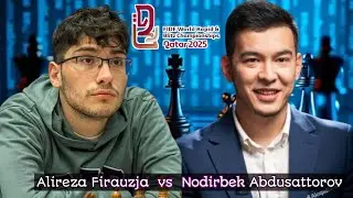 World Blitz!!! Alireza Firauzja vs Nodirbek Abdusattorov || Fide World Blitz Championships 2025 