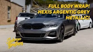Wrapping a G20 BMW Argentic Grey Metallic! | Salomon Brothers