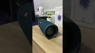 Sound test 100% volume  🔊jbl flip 5 in 2022!