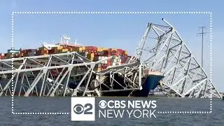 Crews start clearing wreckage of collapsed Francis Scott Key Bridge