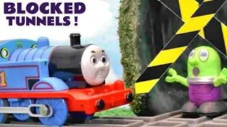 Thomas the train blocked Tunnel Mystery Stories