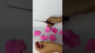 Parte 02 rosas de Papel