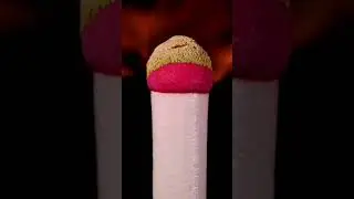 Shooting a match stick with a macro camera is amazing 😲