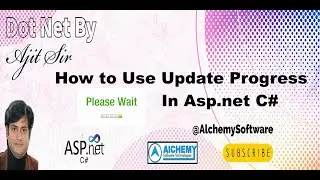 How to use update progress in asp.net c# | How to create a Progress bar in Asp.Net C#?