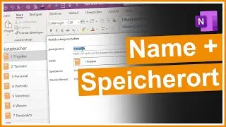 📔 OneNote: Notizbücher richtig umbenennen, umziehen oder löschen