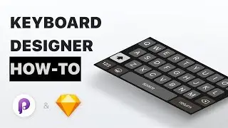 Functional iOS Keyboard Principle Component and Sketch Design Template