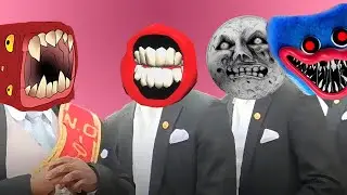 Creepy Moon & Train Eater & Extra Slide & Huggy Wuggy - Coffin Dance