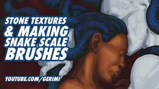 Stone Textures & Making Snake Scale Brushes