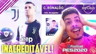 TIREI O CRISTIANO RONALDO no PES 2020 - My Club O Inicio