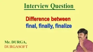 Difference between final, finally, finalize ?
