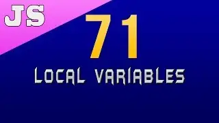 Local Variables in Javascript - 71