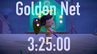 Animal Crossing: New Horizons Golden Net Speedrun 3:25:00