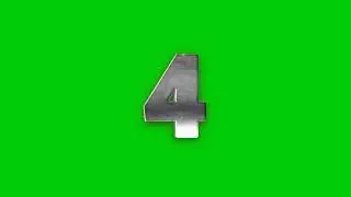 10 Seconds Countdown v.1 Green Screen (60fps/FHD 1080p)