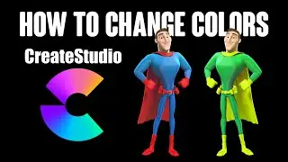 CreateStudio Characters How to Change Color Tutorial