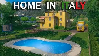 ETS 2 Mod | House in Italy with garage, parking, service and fuel  [ETS2 v1.38]