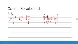 Octal to Hexadecimal