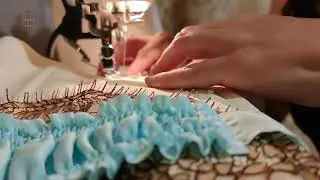 Corset sewing JULINA process .