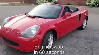 MR2 Spyder Engine Swap Highlights