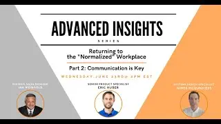 June Webinar; Returning to the 