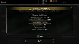 Mortal Kombat X Mobile - 500 SOULS, Elite Pro Pack Opening