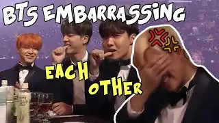 BTS EMBARRASSING EACH OTHER AT AWARD SHOWS (bts entertaining each other during award shows)