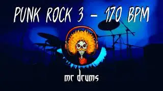 Punk Rock 3 - 170 BPM | Backing Drums | Only Drums | Pop Punk