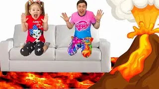 Пол это лава The floor is lava от Mini Eva
