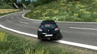 ETS 2 Finally, the boundaries of the ProMod map were found in a Renault megan rs  vehicle