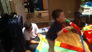Nicks new toddler trampoline