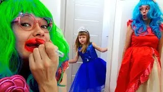 Nastya a little games and adventures with dad