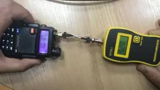 Замер мощности baofeng uv5r, 8 вт